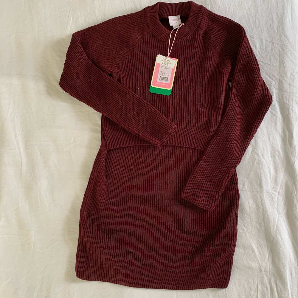 Boob Design maternity nursing sweater, small, NWT